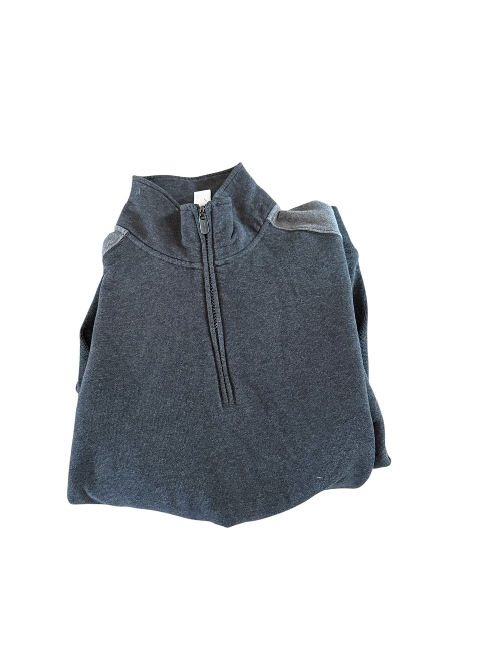 Athleta Dark Gray Half-Zip Pullover Sweatshirt